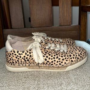 Dolce vita womens espadrille leopard sneakers